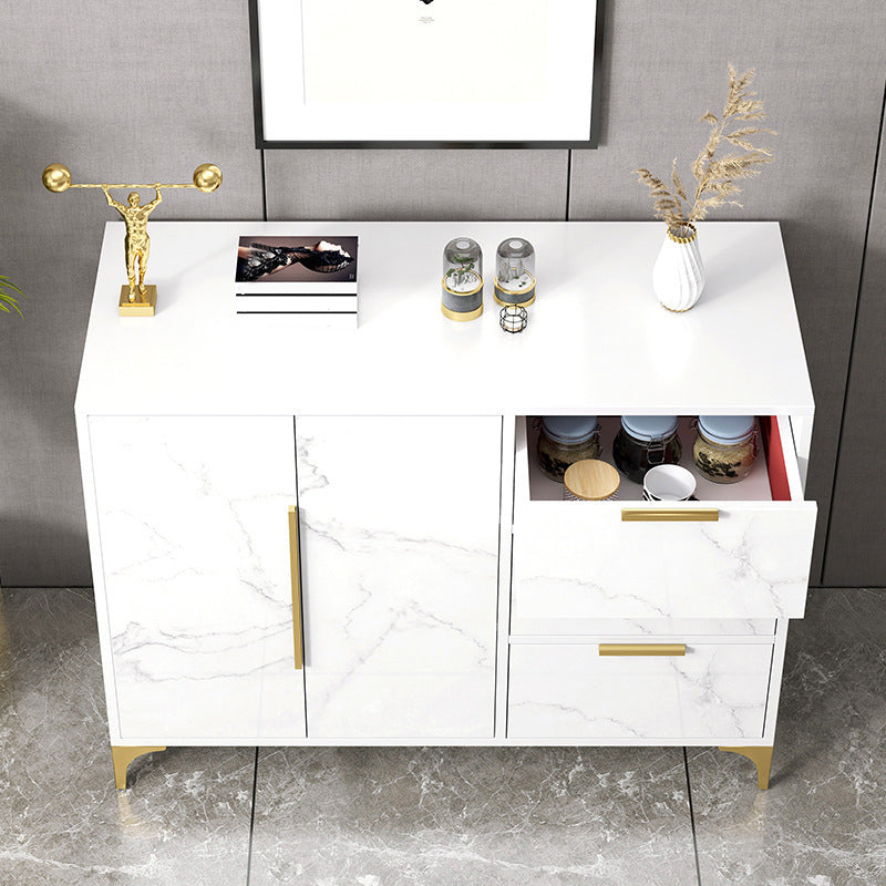 Ultra Modern Wood Combo Dresser Horizontal Storage Chest Dresser for Bedroom