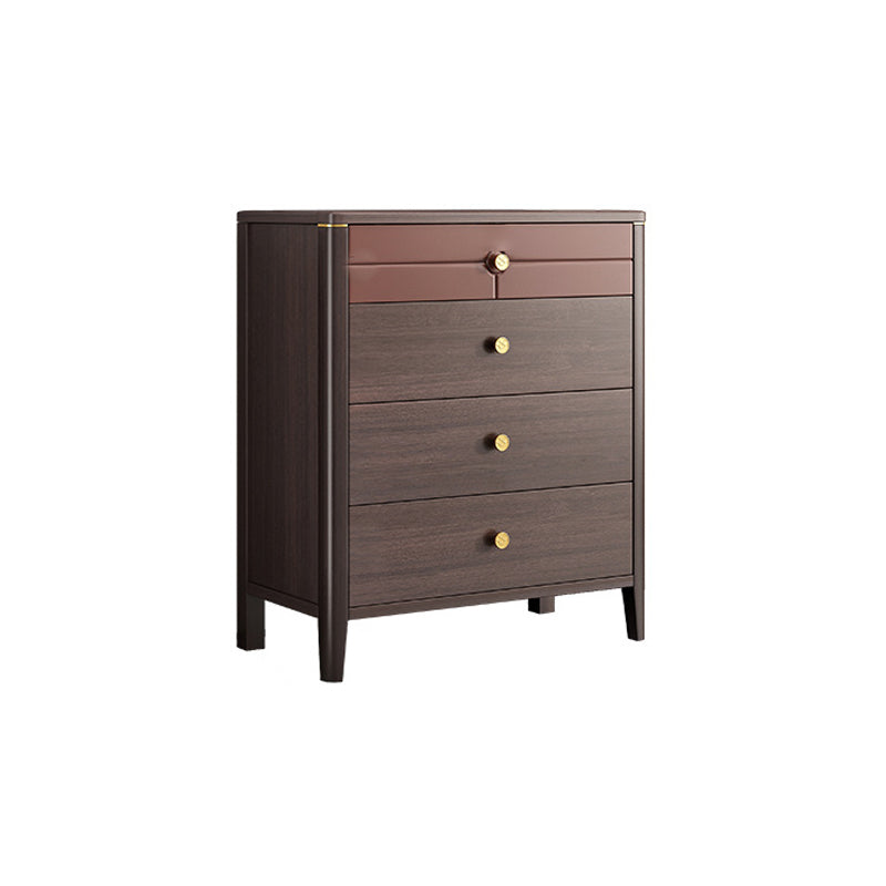 Contemporary Double Dresser Pine Horizontal Storage Chest Dresser for Bedroom