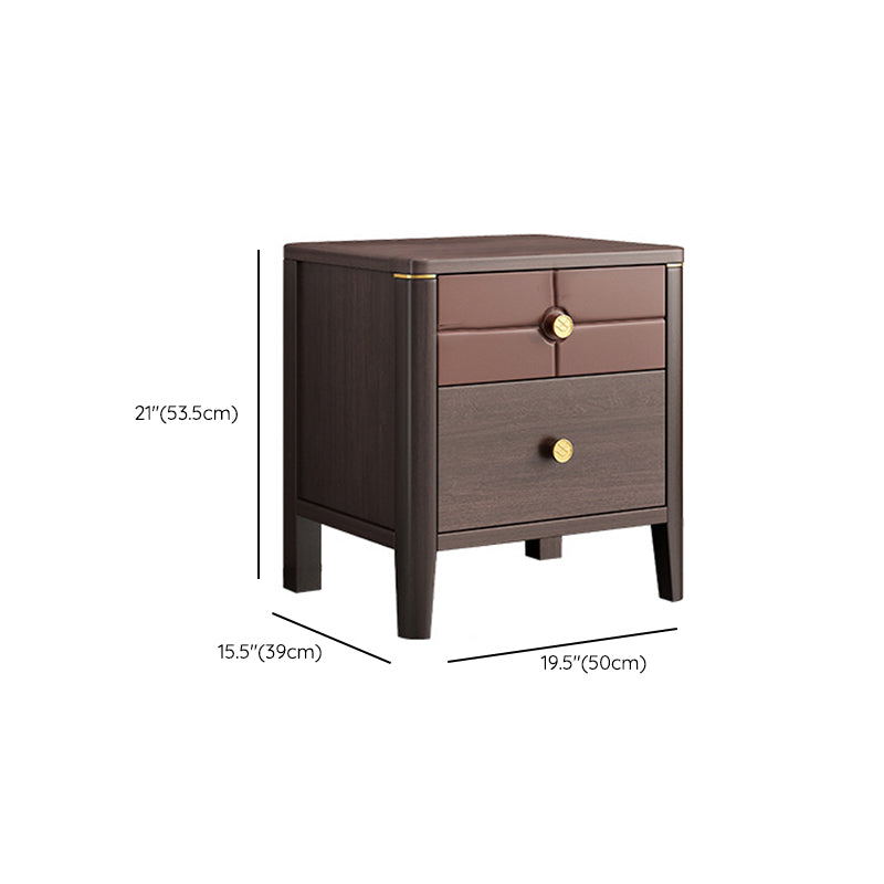 Contemporary Double Dresser Pine Horizontal Storage Chest Dresser for Bedroom