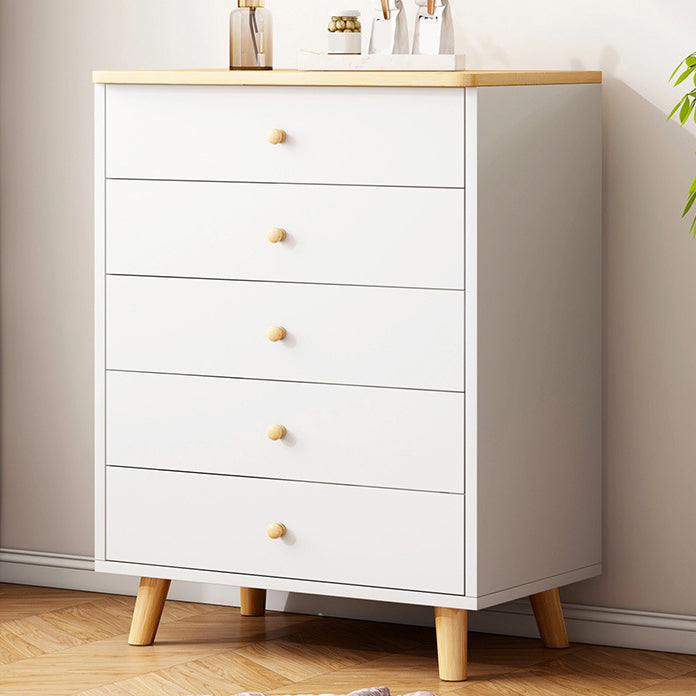 Modern Combo Dresser Wood Horizontal Storage Chest Dresser for Bedroom