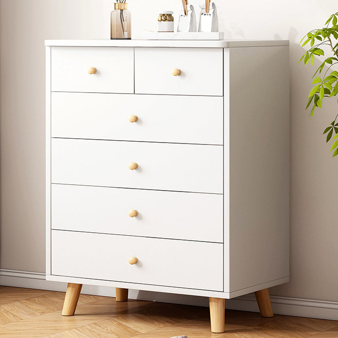 Modern Combo Dresser Wood Horizontal Storage Chest Dresser for Bedroom