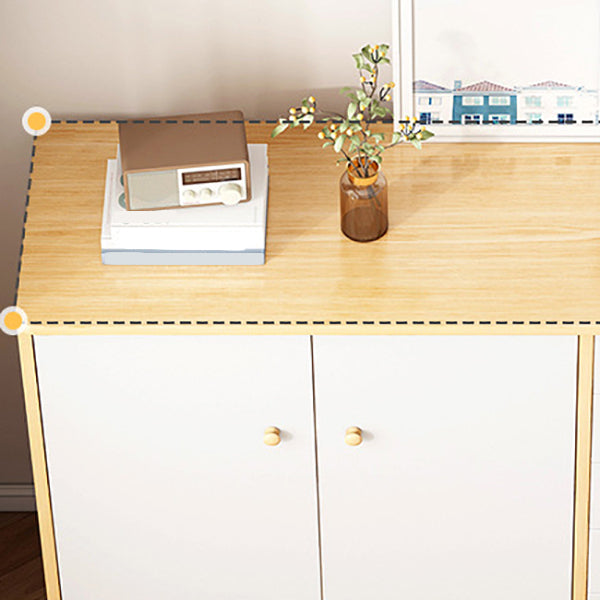 Modern Combo Dresser Wood Horizontal Storage Chest Dresser for Bedroom