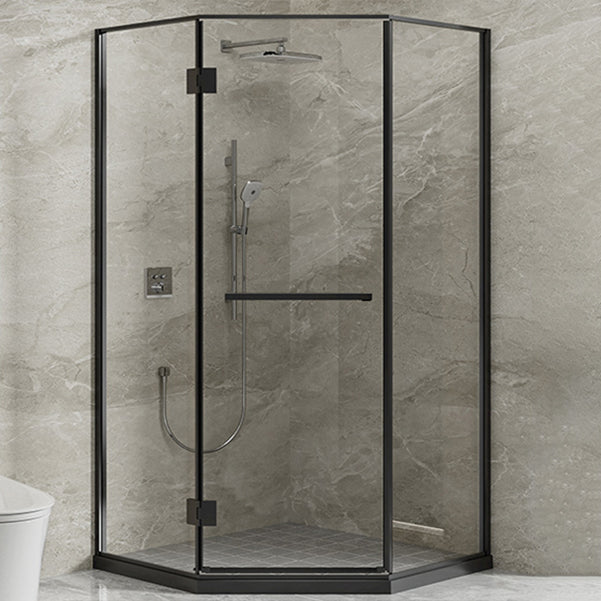 Semi Frameless Tempered Glass Shower Door Hinged Shower Door