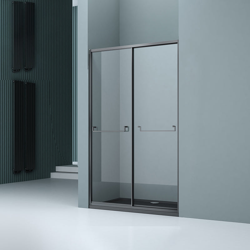 Full Frame Double Sliding Shower Door Tempered Glass Shower Door