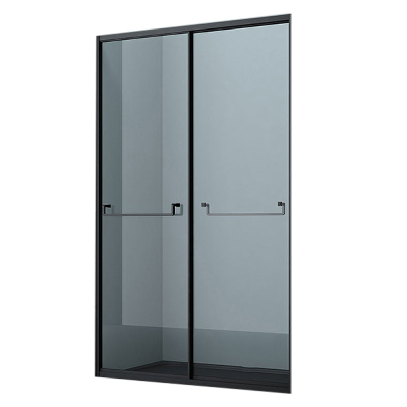Full Frame Double Sliding Shower Door Tempered Glass Shower Door