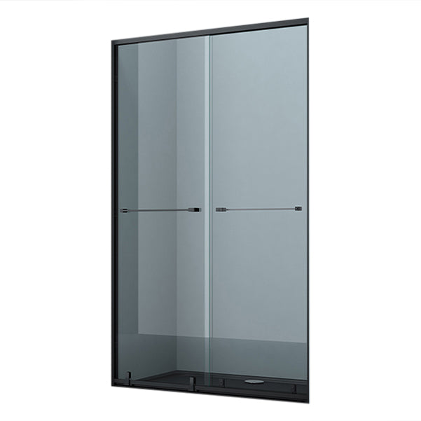 Semi Frameless Double Sliding Shower Door Tempered Glass Shower Door