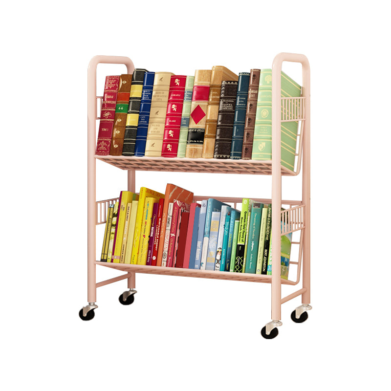 Scandinavian Metal Book Shelf Freestanding Standard Kids Bookcas