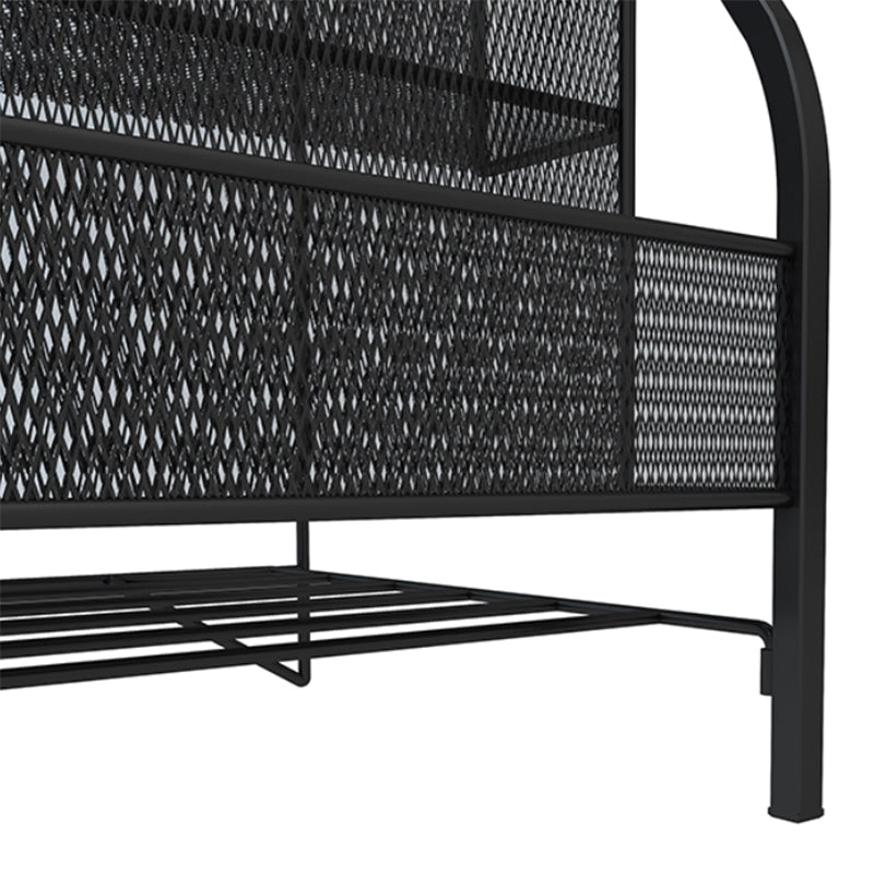 Glam Shelf Bookcase Closed Back Metal Book Shelf for Study Room