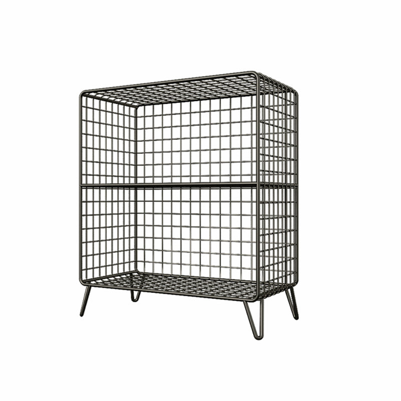 Glam Shelf Bookcase Metal Closed Back Book Shelf for Home Office