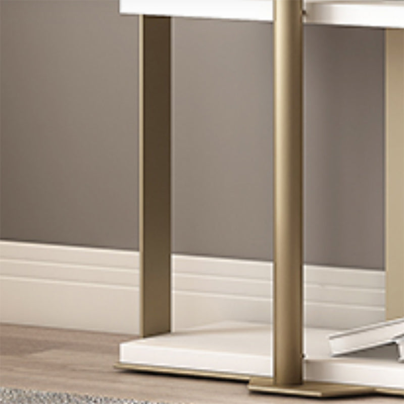 Glam Open Back Shelf Bookcase Metal Book Shelf for Study Room