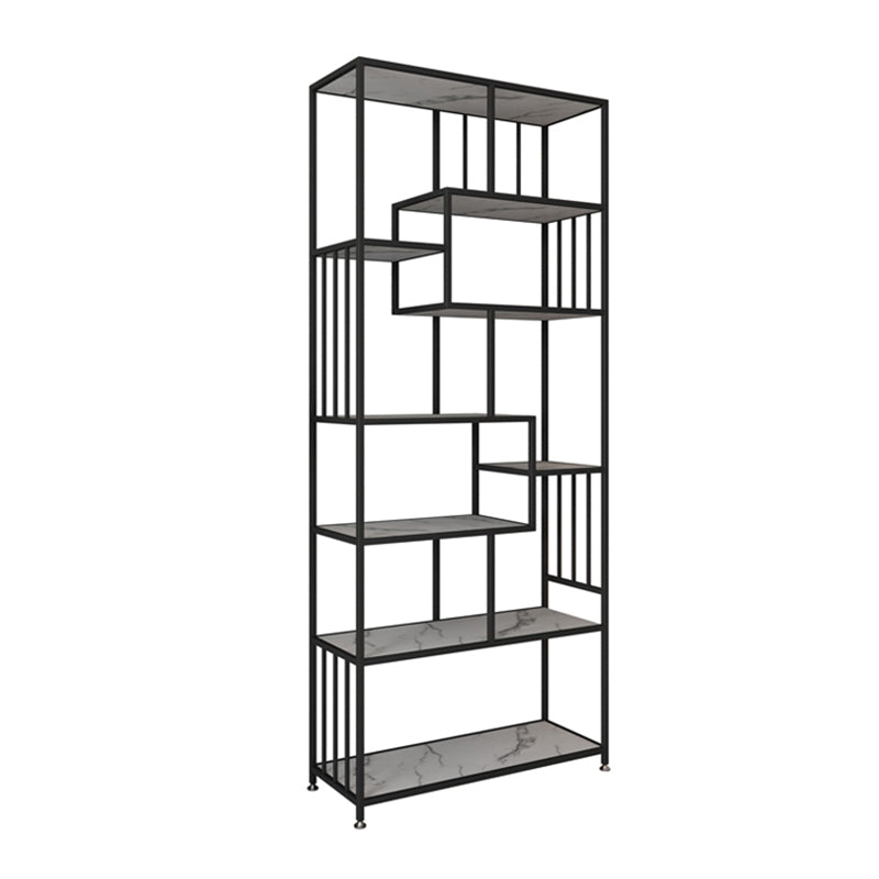 Glam Shelf Bookcase Open Back Metal Book Shelf for Study Room