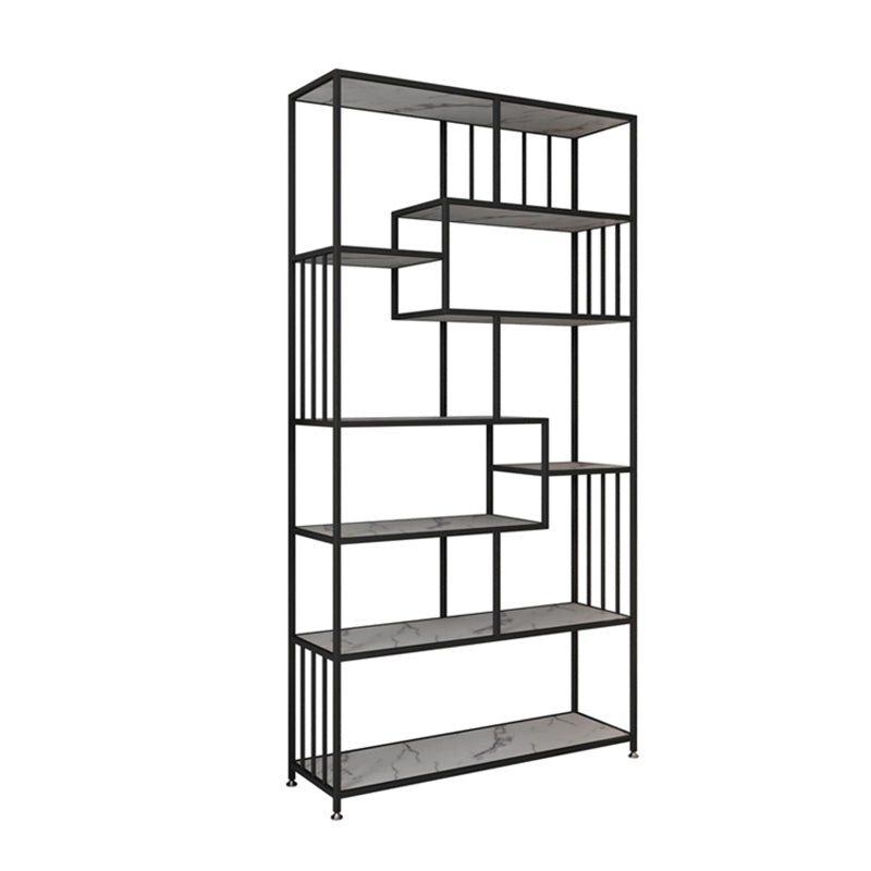 Glam Shelf Bookcase Open Back Metal Book Shelf for Study Room