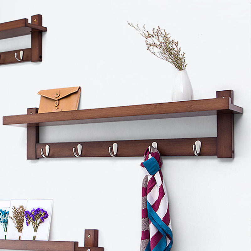 Wall Mounted Hall Stand Modern Simple Wooden Hall Stand with Hook