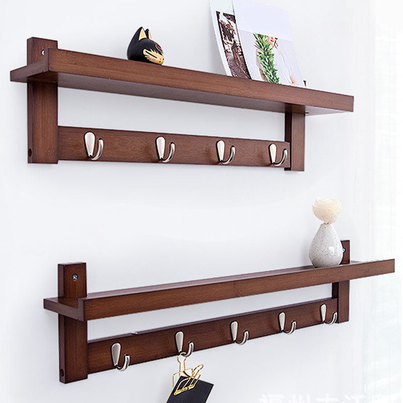 Wall Mounted Hall Stand Modern Simple Wooden Hall Stand with Hook