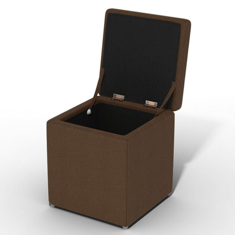 Solid Color Fabric Standard Stool Modern Style Simple Household Footstool