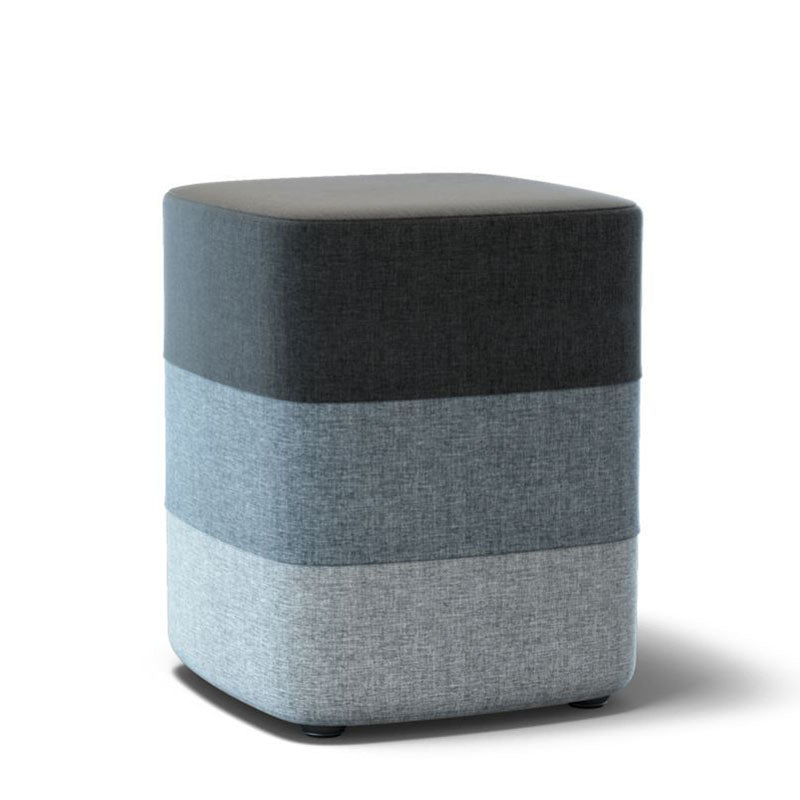 Solid Color Fabric Standard Stool Modern Style Simple Household Footstool