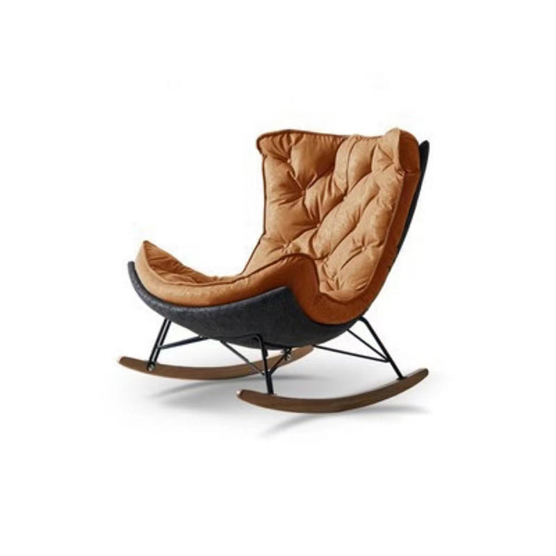 Modern Style Single Rocking Chair Indoor Sofa Rocking Chair with Cushion