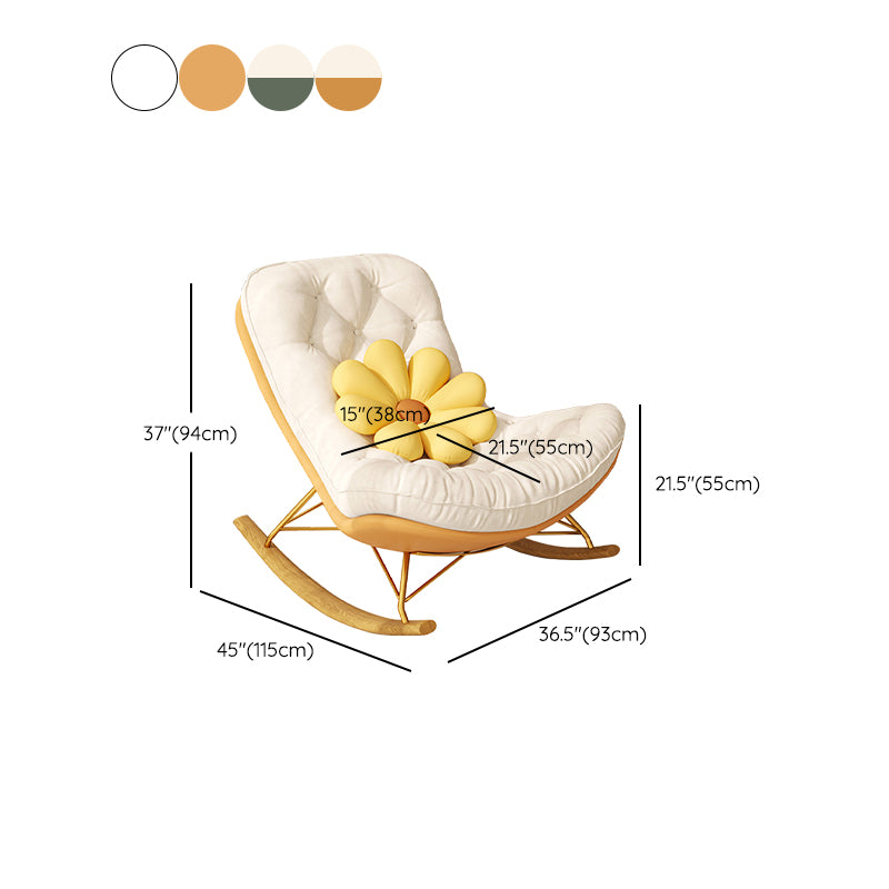 Contemporary Leisure Light Luxury Chaise Rocking Chair Lounge Lazy Chair