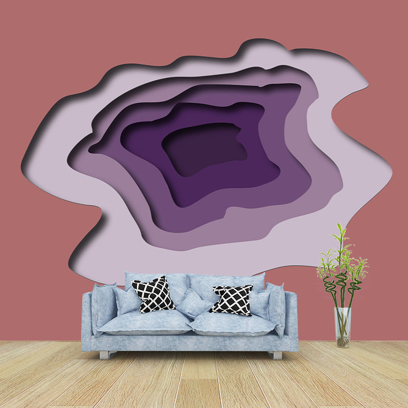 Environment Friendly Abstract Style Mural Wallpaper Illustration Indoor Wall Mural