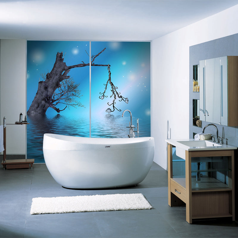 Mildew Resistant Dreamland Mural Illustration Sitting Room Wall Mural