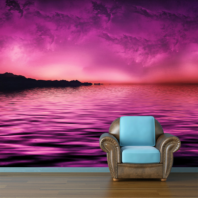 Mildew Resistant Dreamland Mural Illustration Sitting Room Wall Mural