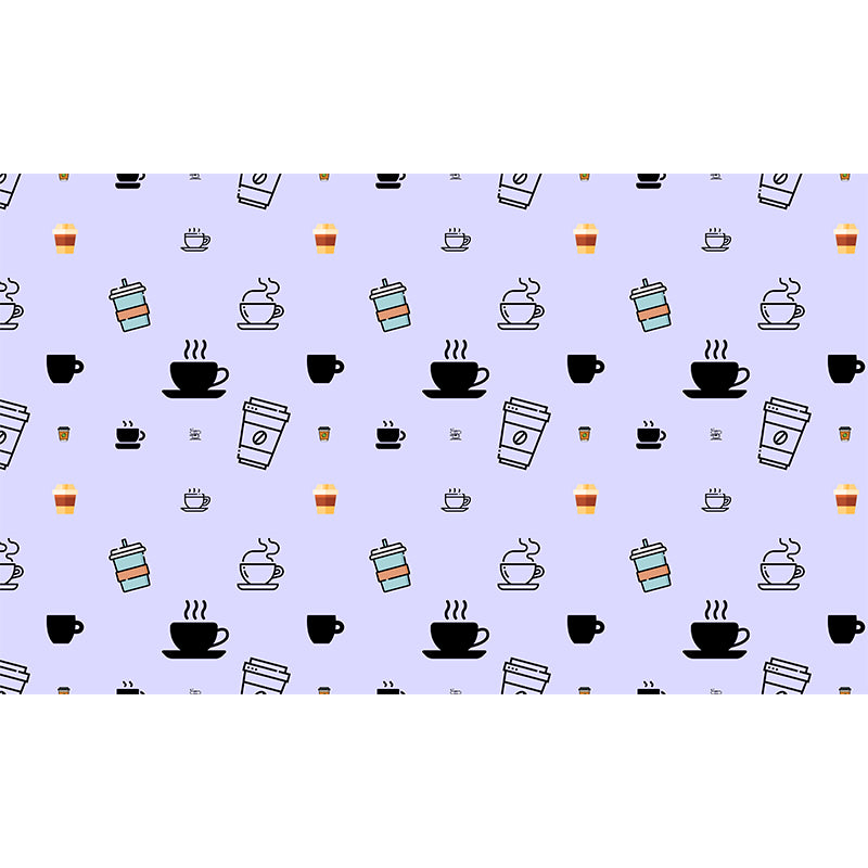 Food Pattern Wallpaper Environment Friendly Mildew Resistant Indoor Wall Mural