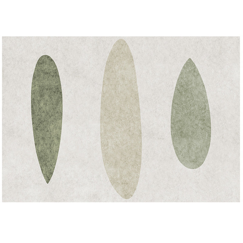 Light Green Color Lump Carpet Modern Polyester Carpet Washable Carpet for Drawing Room