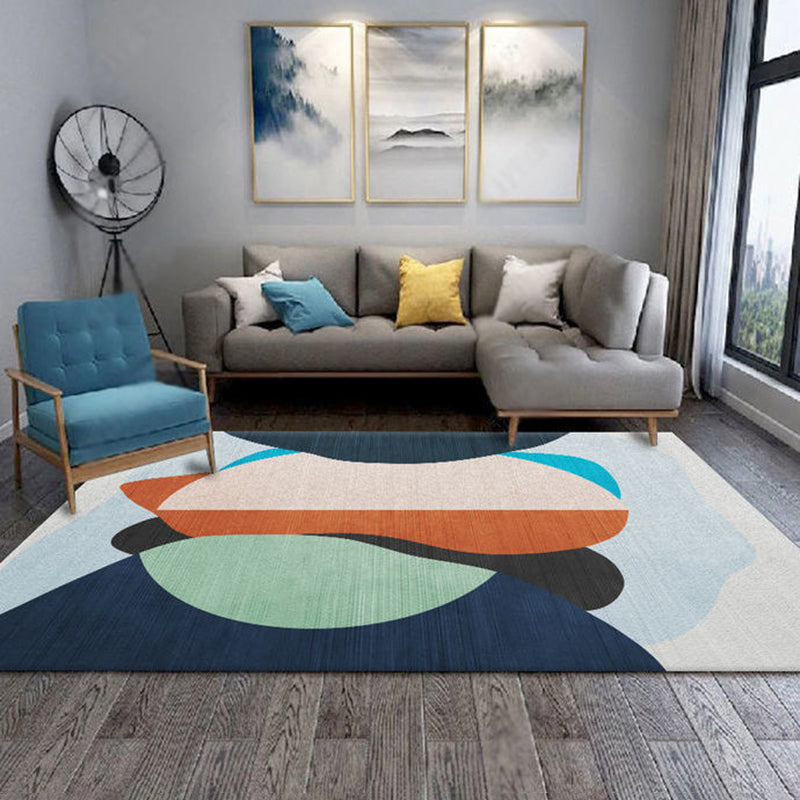 Beige Modern Area Carpet Color Piece Carpet Stain Resistant Carpet for Home Decor
