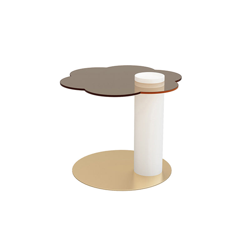 Contemporary Coffee Table Pedestal Slate Coffee Cocktail Table