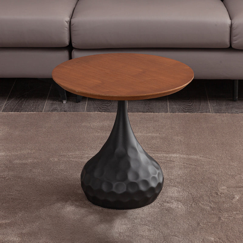 Pedestal Coffee Table Contemporary Solid Wood Coffee Cocktail Table