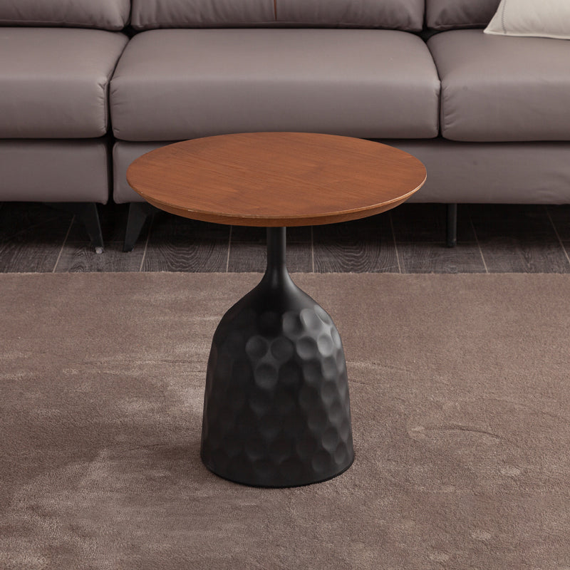 Pedestal Coffee Table Contemporary Solid Wood Coffee Cocktail Table
