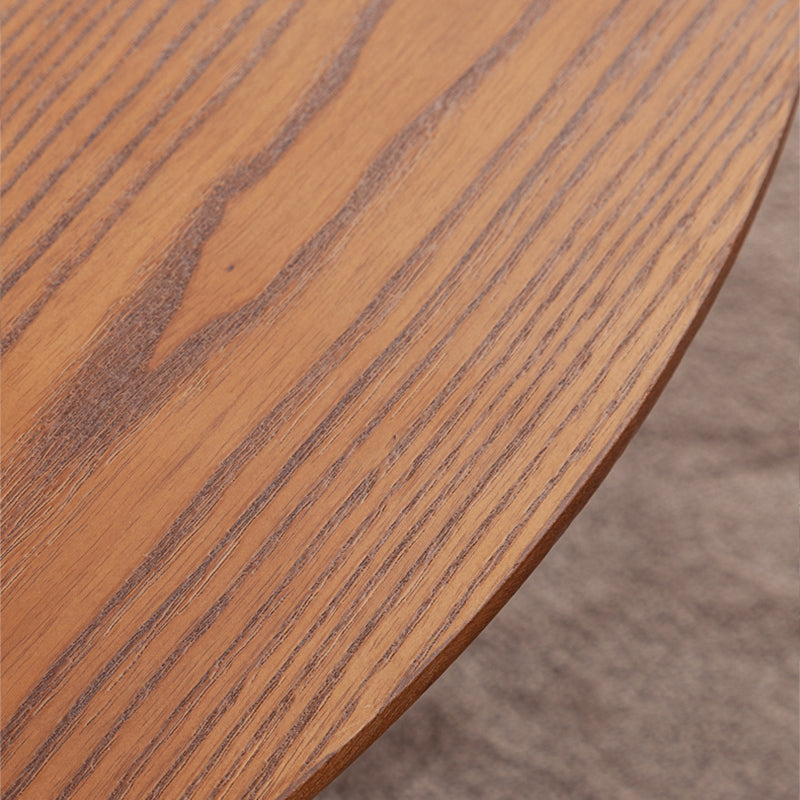 Pedestal Coffee Table Contemporary Solid Wood Coffee Cocktail Table