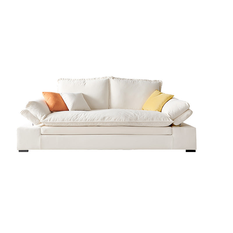 Contemporary Pillow Top Arm Reclining Loveseat Velvet Settee