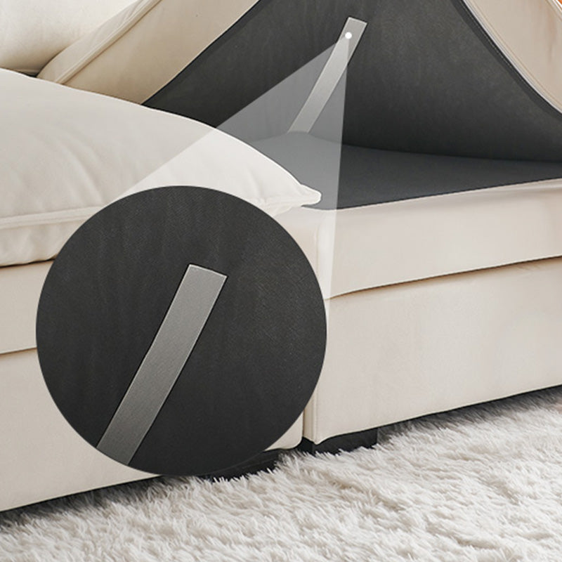 Contemporary Pillow Top Arm Reclining Loveseat Velvet Settee