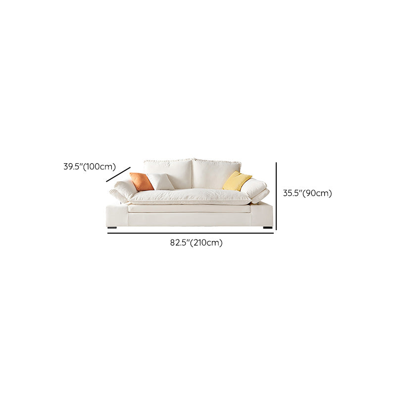 Contemporary Pillow Top Arm Reclining Loveseat Velvet Settee