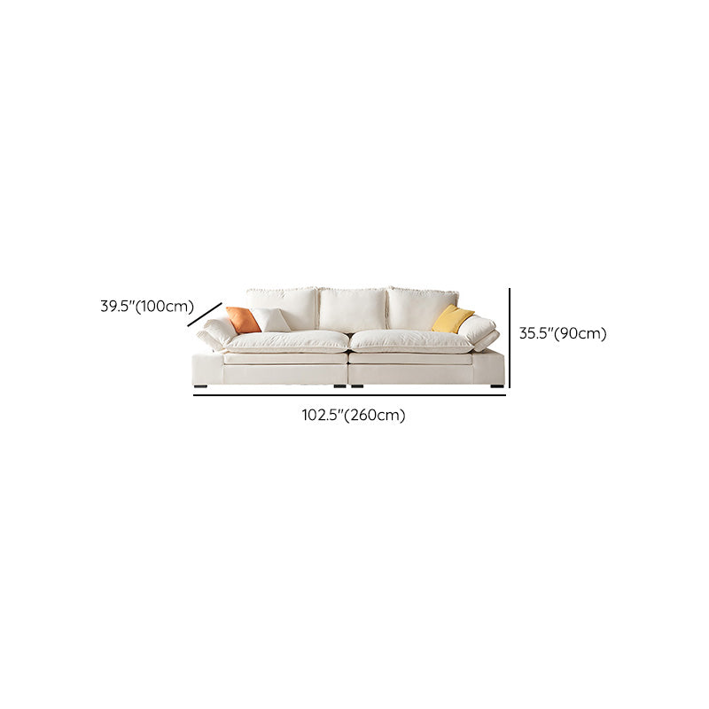 Contemporary Pillow Top Arm Reclining Loveseat Velvet Settee