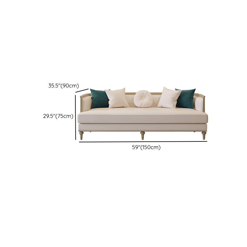 Mid Century Modern Arm Loveseat Standard Sofa for Living Room