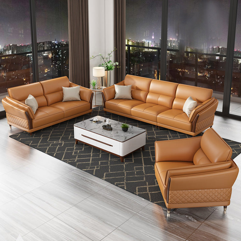 Contemporary Sectional Sofa Pillow Top Arm Sofa for Living Room