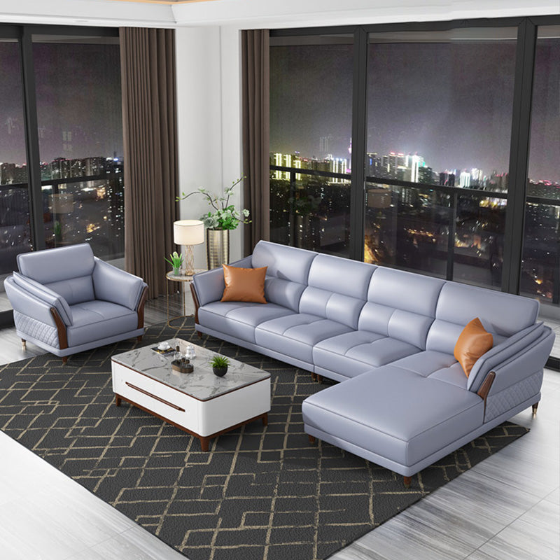 Contemporary Sectional Sofa Pillow Top Arm Sofa for Living Room