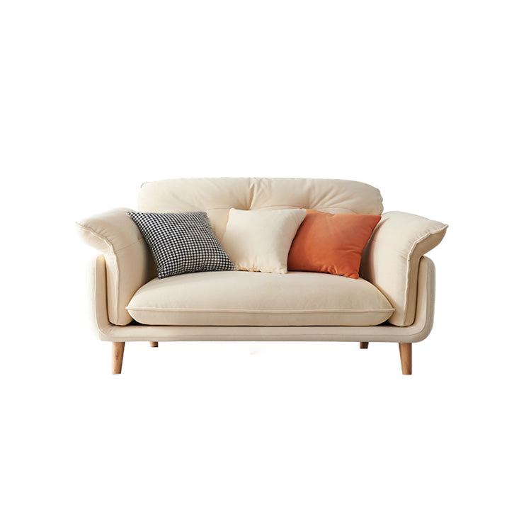 Modern Faux Leather Sofa Bed Pillow Top Arm Sofa for Living Room