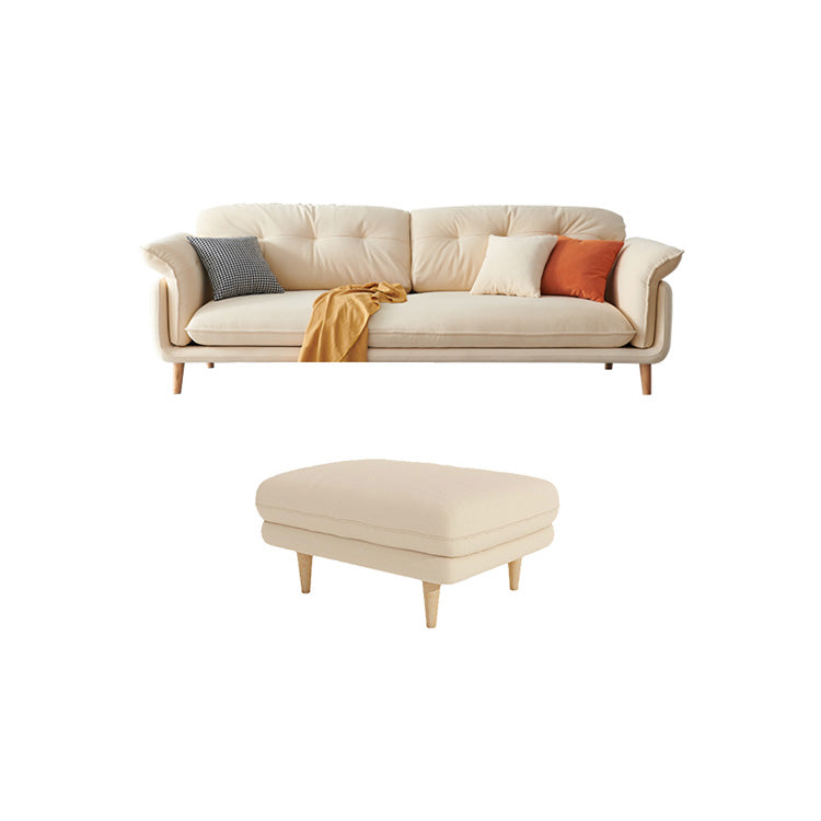 Modern Faux Leather Sofa Bed Pillow Top Arm Sofa for Living Room