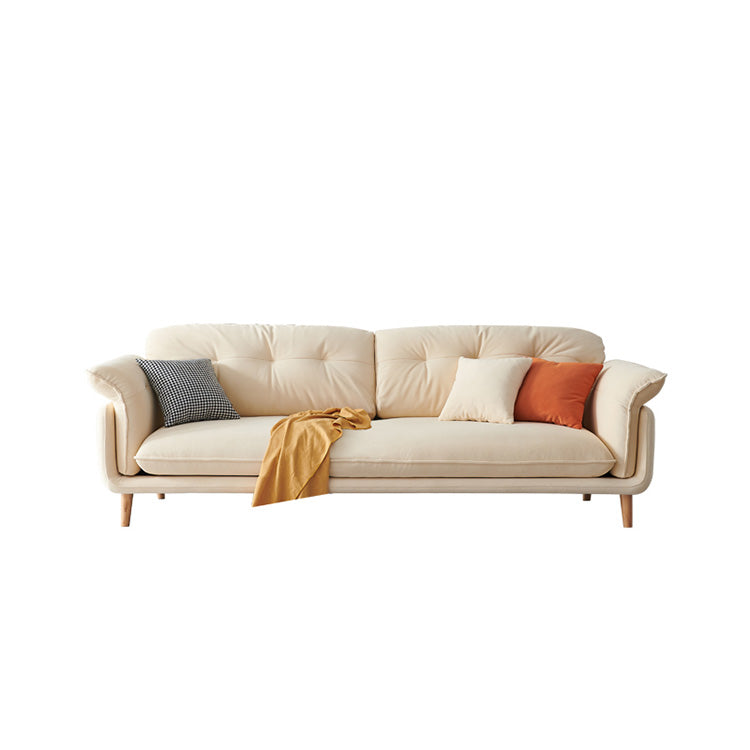 Modern Faux Leather Sofa Bed Pillow Top Arm Sofa for Living Room