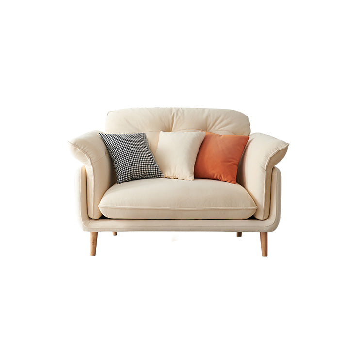 Modern Faux Leather Sofa Bed Pillow Top Arm Sofa for Living Room