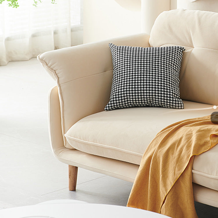 Modern Faux Leather Sofa Bed Pillow Top Arm Sofa for Living Room