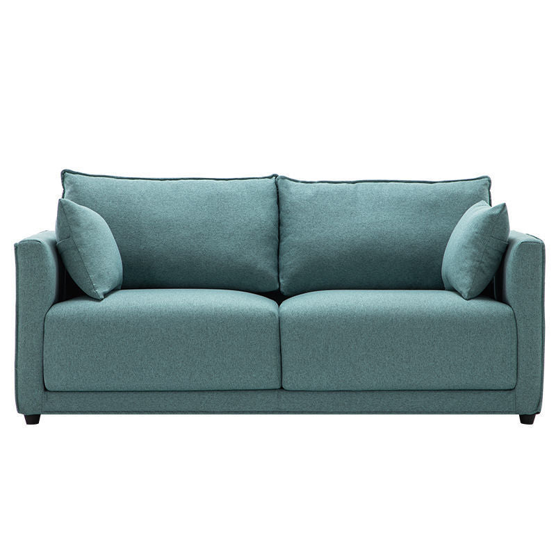 Loose Back 29.5" H Seating Square Arm Contemporary Sofa for Living Room