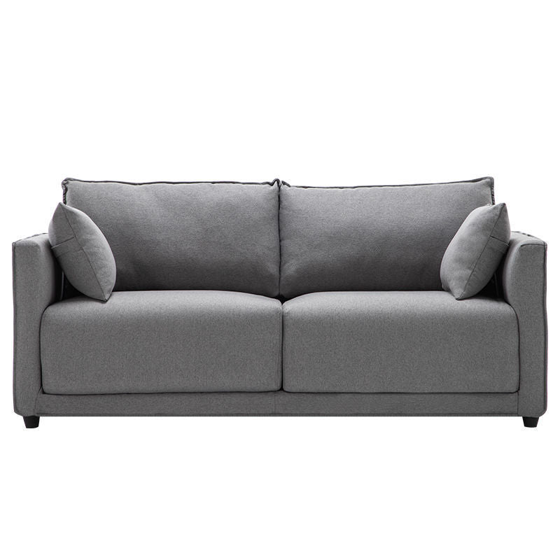 Loose Back 29.5" H Seating Square Arm Contemporary Sofa for Living Room