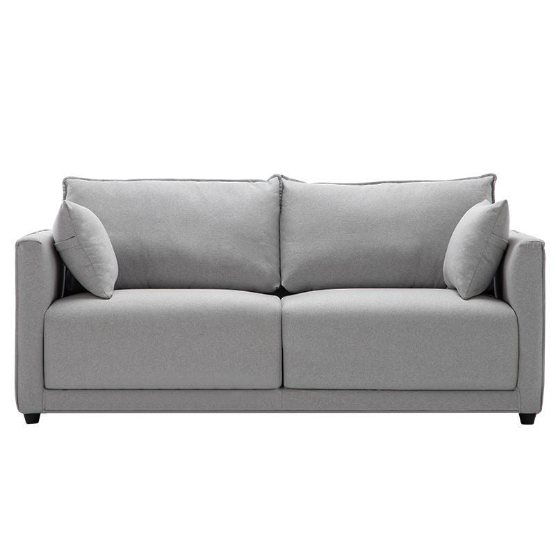 Loose Back 29.5" H Seating Square Arm Contemporary Sofa for Living Room