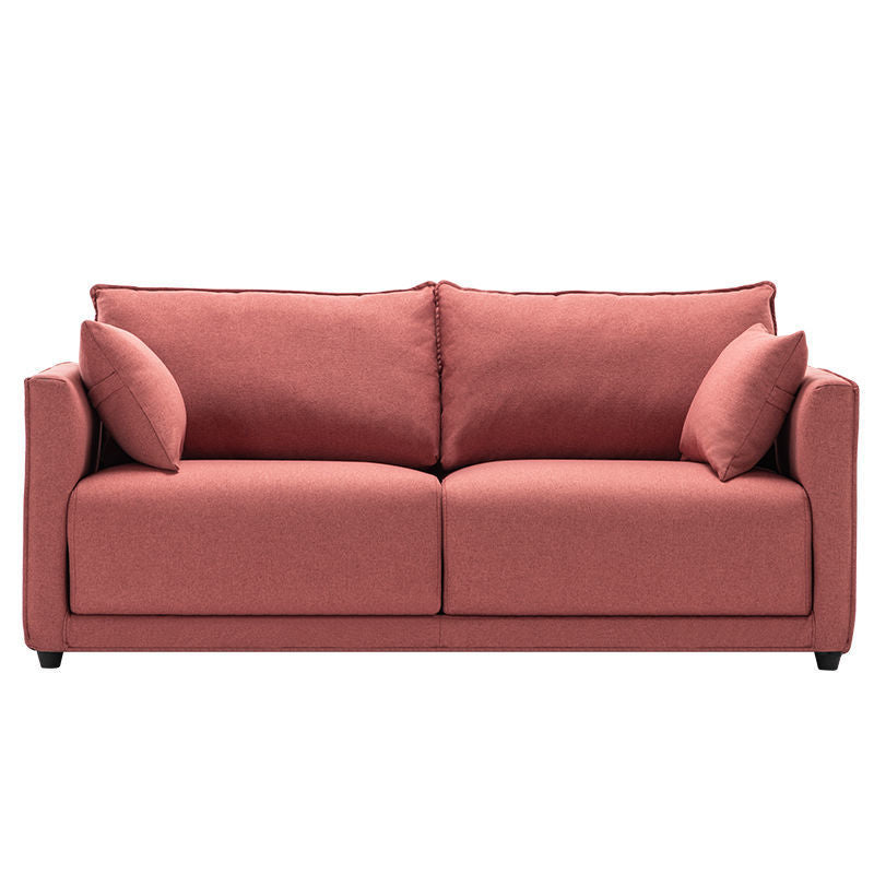 Loose Back 29.5" H Seating Square Arm Contemporary Sofa for Living Room