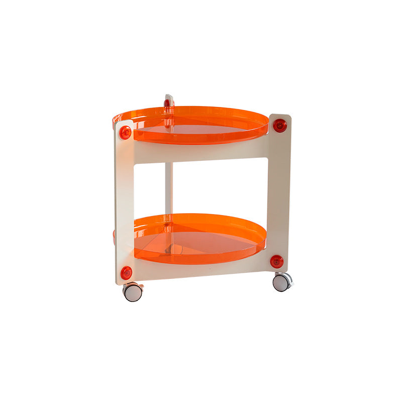 25.19" Tall 3 Legs End Table Tray Top Accent Side Table for Living Room