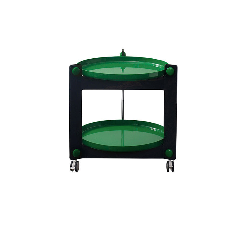 25.19" Tall 3 Legs End Table Tray Top Accent Side Table for Living Room